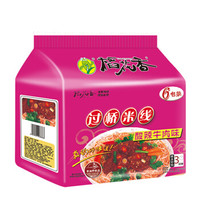 稻花香 过桥米线 速食粉丝 非油炸泡面酸辣牛肉味108g/6袋装