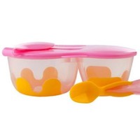 銀聯專享：B.box snack pack 便攜帶勺餐盒 粉橙色