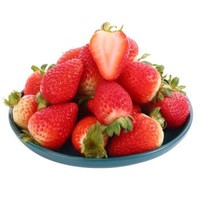 京东PLUS会员：丹东99红颜奶油草莓 久久草莓 新鲜水果 京东生鲜 3斤装