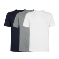 新用户福利：网易严选 男士精梳棉圆领短袖T恤 3件装