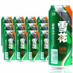 snow/雪花啤酒清爽听装啤酒拉罐整箱 低度清爽500ml/罐*12 *3件