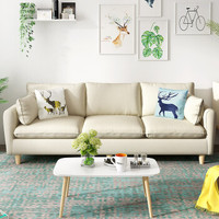 北欧布艺沙发小户型沙发 现代简约沙发客厅整装多色