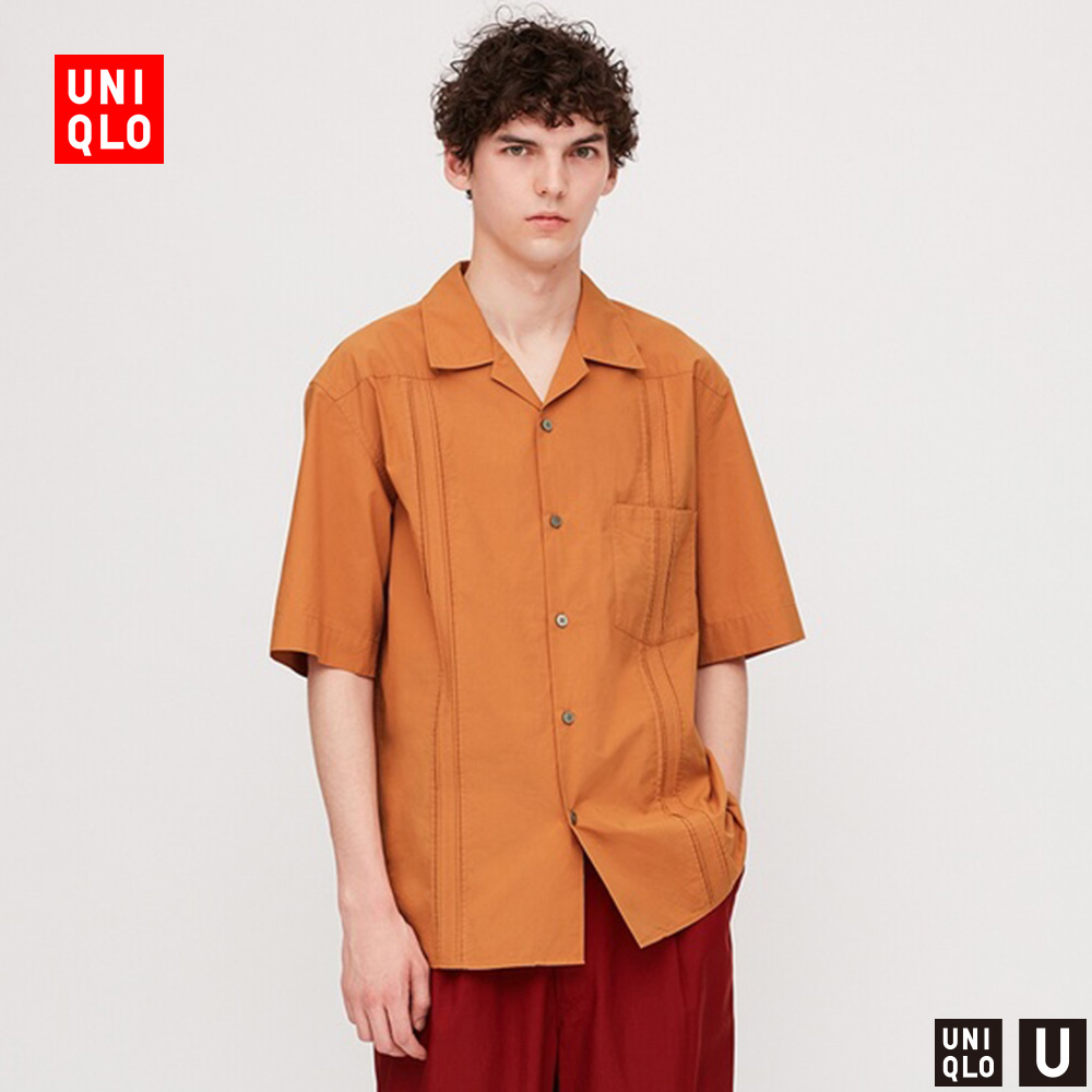 男装 古巴领衬衫(短袖) 426176 优衣库uniqlo