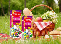 波兰进口富尔图娜100%零添加儿童天然纯果汁补充vc200ml*12盒