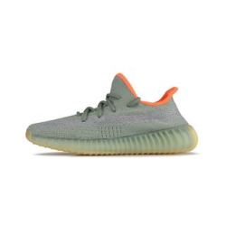 adidas yeezy boost 350 v2 desert sage 灰橙 侧透满天星