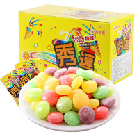 京东PLUS会员：中国台湾进口 秀逗爆酸水果糖 柠檬味15g*12袋/盒 进口糖果 休闲食品硬糖 怀旧零食小吃 *9件