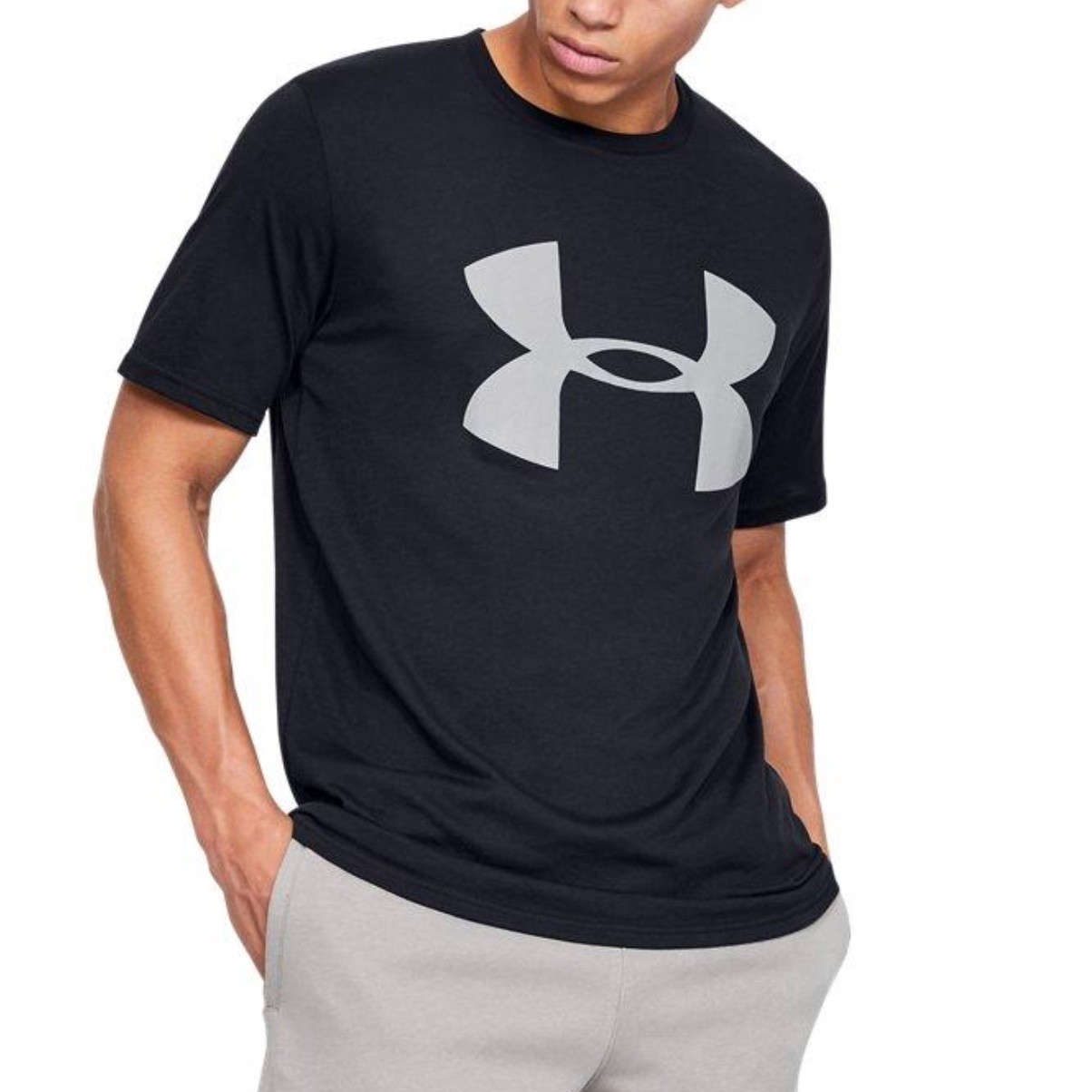 underarmour安德玛biglogoreflective1351617男子运动训练t恤