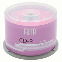 RITEK 铼德 CD-R光盘/刻录盘 52速700M 白金 50片装