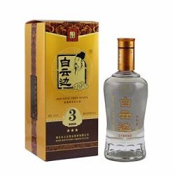 白云边 白酒 三星陈酿 42度 整箱装 500ml*6瓶