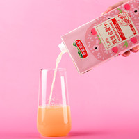 众果美味100%果汁网红大瓶1L*5 苹果橙菠萝桃果汁混合装果蔬饮料