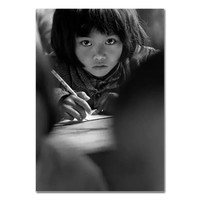 《大眼睛 8歲》解海龍｜銀鹽相紙 輸出工藝：C-print｜40 x 60 cm