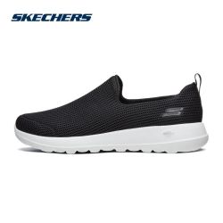skechers斯凯奇男鞋轻便一脚蹬懒人鞋健步鞋透气网布休闲鞋54638
