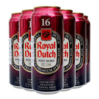 皇家骑士16度18度高度烈性精酿啤酒法国进口金骑士500ml 6罐装皇家金骑士16度
