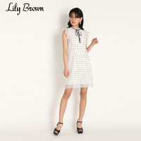 Lily Brown 法式千金少女蕾丝飞袖连衣裙LWFO202016