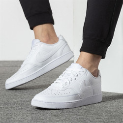 nike耐克男鞋板鞋court皮质低帮时尚系带休闲运动鞋