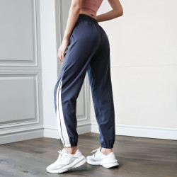 运动裤女夏季薄款宽松休闲裤哈伦裤健身跑步速干收口束脚运动长裤