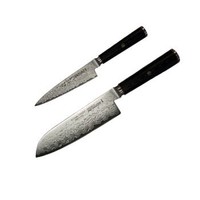 双立人 Miyabi 雅5000DP 大马士革日式厨刀多功能刀 2件装 (三德刀 18CM+小厨刀 13CM)