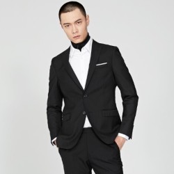 gxg173113153男士黑色西装