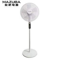 松桥(mazuba)电风扇fs40-m12j 五叶机械家用床头定时落地扇 节能立式