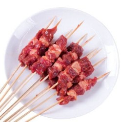 伊赛 烧烤牛肉串400g/袋(约20串)进口牛肉 bbq烧烤食材 *5件