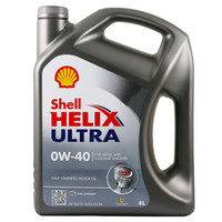 壳牌 Helix Ultra 超凡灰喜力 0W-40 全合成机油 SN级 4L *4件