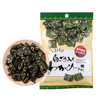 日本进口 摩西摩西（MoXiMoXi）香脆芝麻昆布14g 休闲芝麻脆海苔零食 *11件