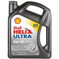 Shell 壳牌 全合成机油 超凡喜力Helix Ultra ECT C2/C3 0W-30 SN级 灰壳 4L *2件