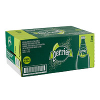 perrier 巴黎水 法國原裝進口 檸檬味氣泡水礦泉水 330ml*24瓶