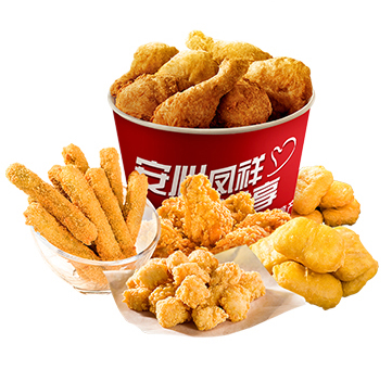 9kg(鸡米花500g 香辣翅根500g 乐享鸡块500g 黄金鸡棒400g)