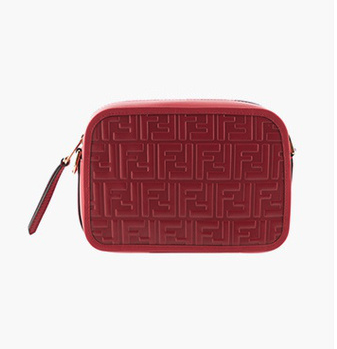 FENDI 芬迪 CAMERA CASE系列 女士FF LOGO经典印花斜挎包