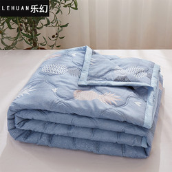 乐幻(lehuan)家纺 夏被可机洗印花空调被子夏凉被