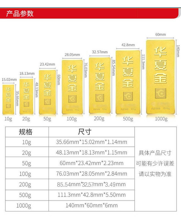 bank 华夏银行 黄金投资金条100g au9999多少钱-什么值得买