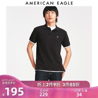 AEO 2020夏季新款男士基本款贴身POLO衫American Eagle 1165_8913 *3件