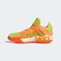 adidas 阿迪达斯 Damian Lillard系列 Dame 6 GCA - McDonalds  篮球鞋 FX3334 (半荧光绿/警报红荧光/亮日黄/热舞绿、45)