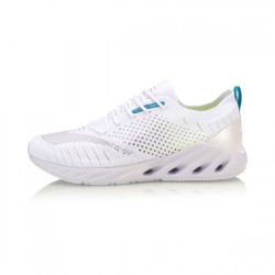 半掌李宁弧男款跑步鞋男鞋arhp027一体织减震透气运动