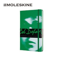 MOLESKINE 魔力斯奇那 0516 鲍勃·迪伦 硬面横间大型笔记本 绿色