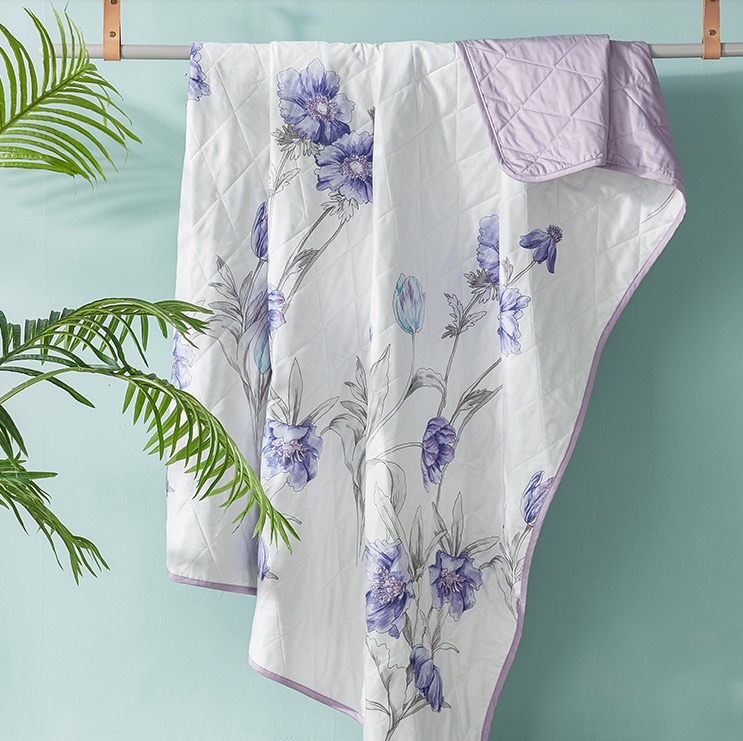 DAPU 大朴 紫妍 全棉印花夏凉被 150*200cm