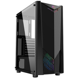 微星msi光之翼中塔游戏电脑机箱侧透mortar迫击炮paggungnir100r