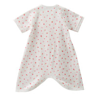 MIKIHOUSE 男女新生兒純棉卡通印花連體貼身內衣日本制