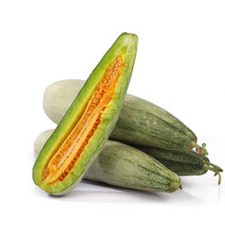 山东羊角蜜甜瓜水果新鲜小密瓜香瓜蜜瓜羊角脆净重净重(4.