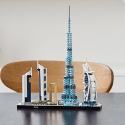 乐高(lego)积木 建筑系列 architecture拼装玩具21052迪拜天际线