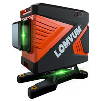 龙韵（LOMVUM）专业12线绿光贴地仪3D带遥控水平仪智能贴墙仪一体机 带支架高精度激光红外线投线仪偏蓝光
