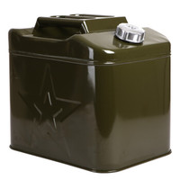 兵行者部分队军绿油桶汽油桶20升加厚铁盖车载加油桶铁油桶备用油箱