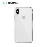 X-doria 苹果XS Max透明手机壳iPhoneXS Max超薄保护套电镀防摔全包硅胶软壳男女通用6.5英寸 瑞彩银色
