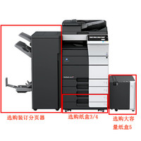 柯尼卡美能达 KONICAMINOLTA C658彩色激光打印复印一体复合机 (双面同步自动扫描输稿器+双纸盒) 免费上门