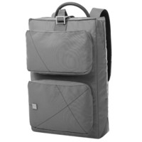 法国乐上(LEXON) 双肩包笔记本电脑包14/15.6英寸商务男士背包时尚单隔层旅行包防泼水书包 灰色
