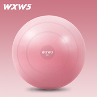 我形我塑 WXWS升级款瑜伽球加厚防爆健身球儿童孕妇助产分娩球 65cm粉色 赠全套充气装备