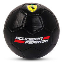 法拉利（Ferrari）足球5号比赛训练皮球户外运动用品礼物球PVC材料耐磨F666黑色