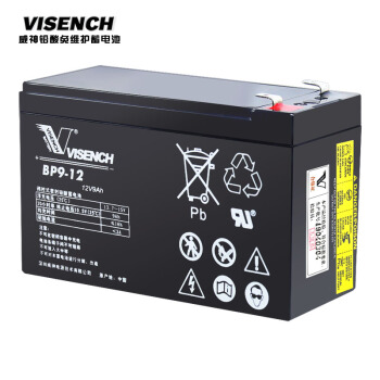 VISENCH 威神（VISENCH） 蓄电池12V9AH铅酸免维护蓄电池UPS电源专用UPS更换电池儿童玩具电动车