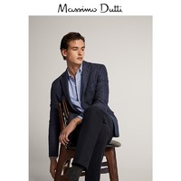 Massimo Dutti 02041253400 男装 羊毛修身西装外套